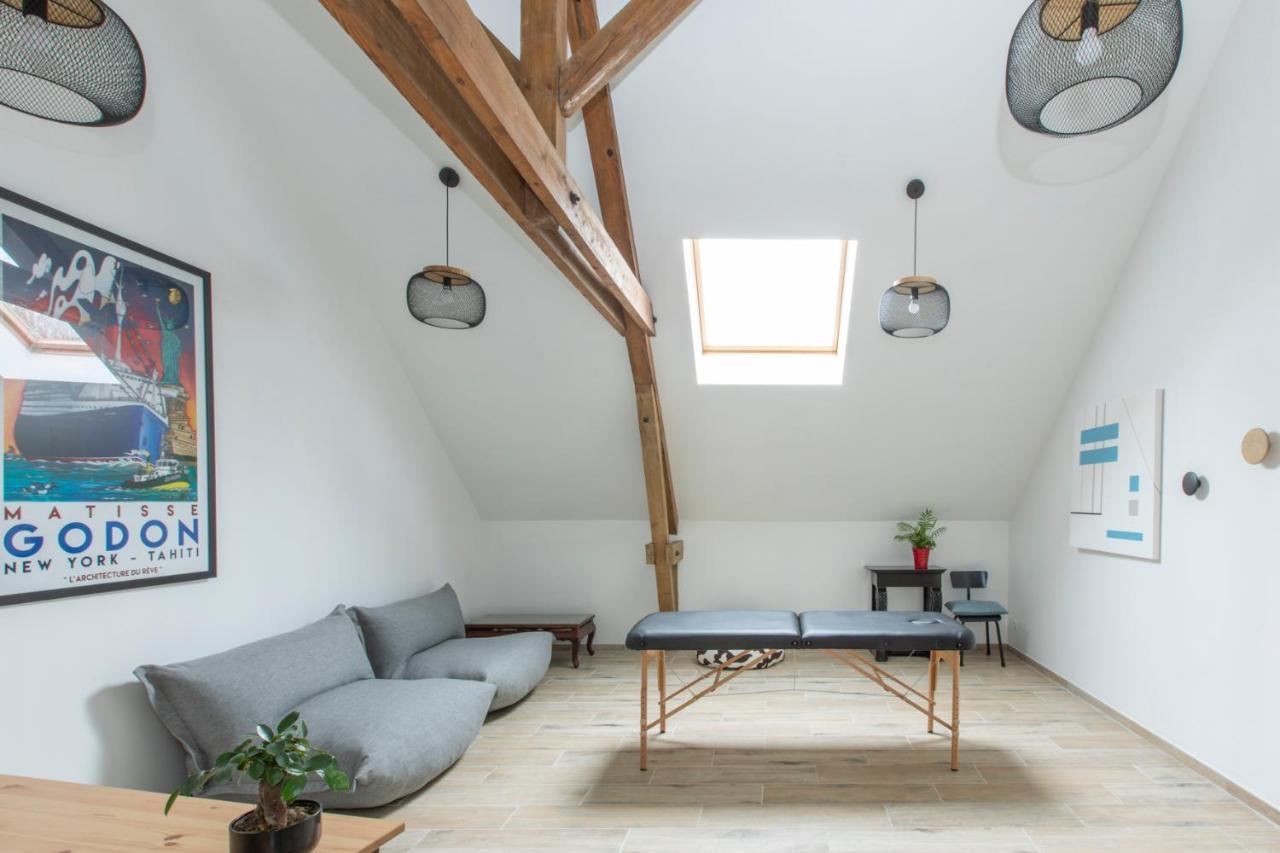 Aux Petits Lapins De Sorval, Sauna Prive, Fitness Selvigny 外观 照片